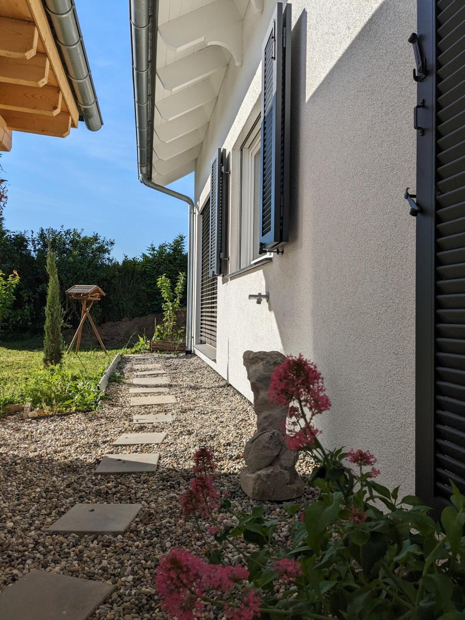 Badischer Neubau-Ruhe-Kunst-Natur Rheinau Exterior foto