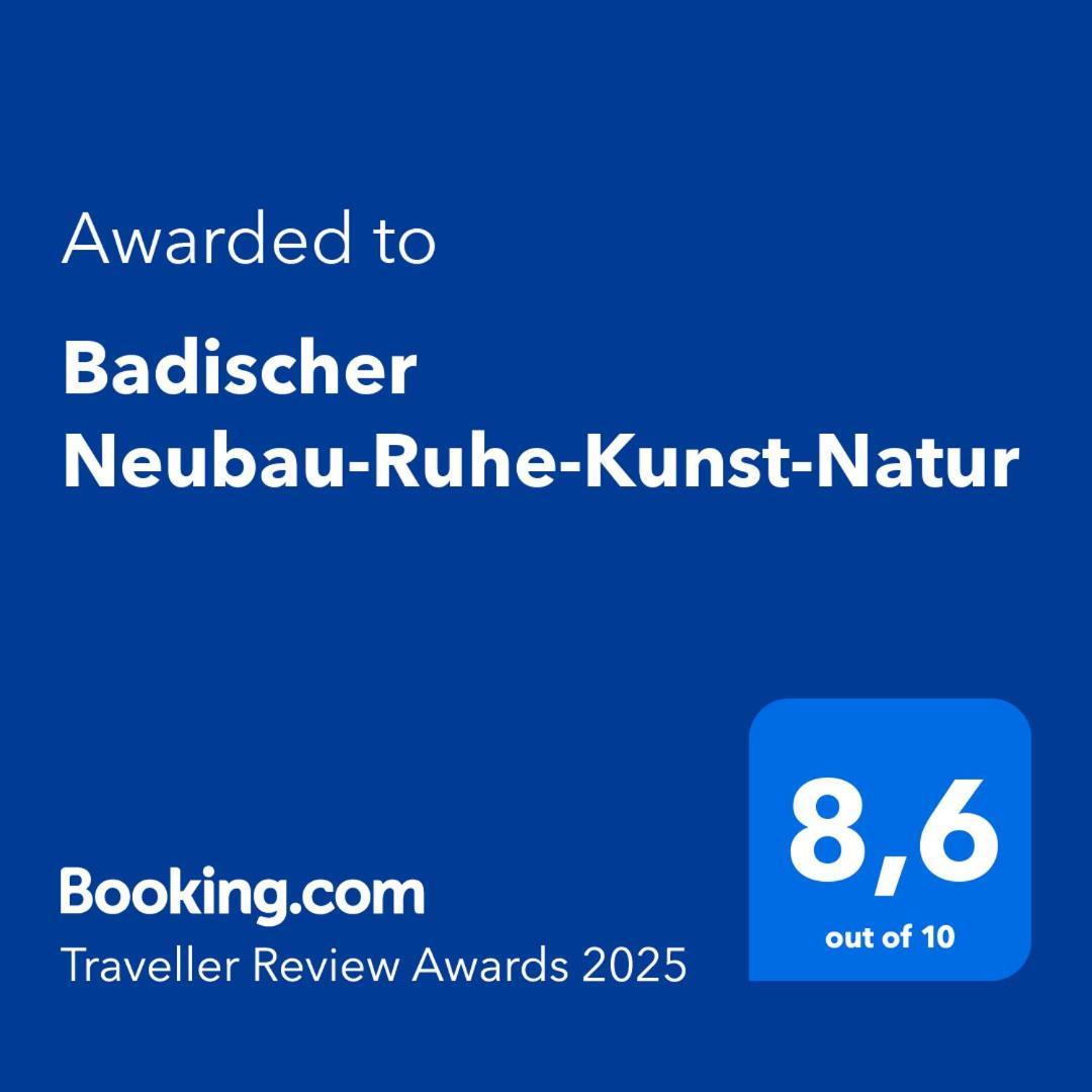 Badischer Neubau-Ruhe-Kunst-Natur Rheinau Exterior foto